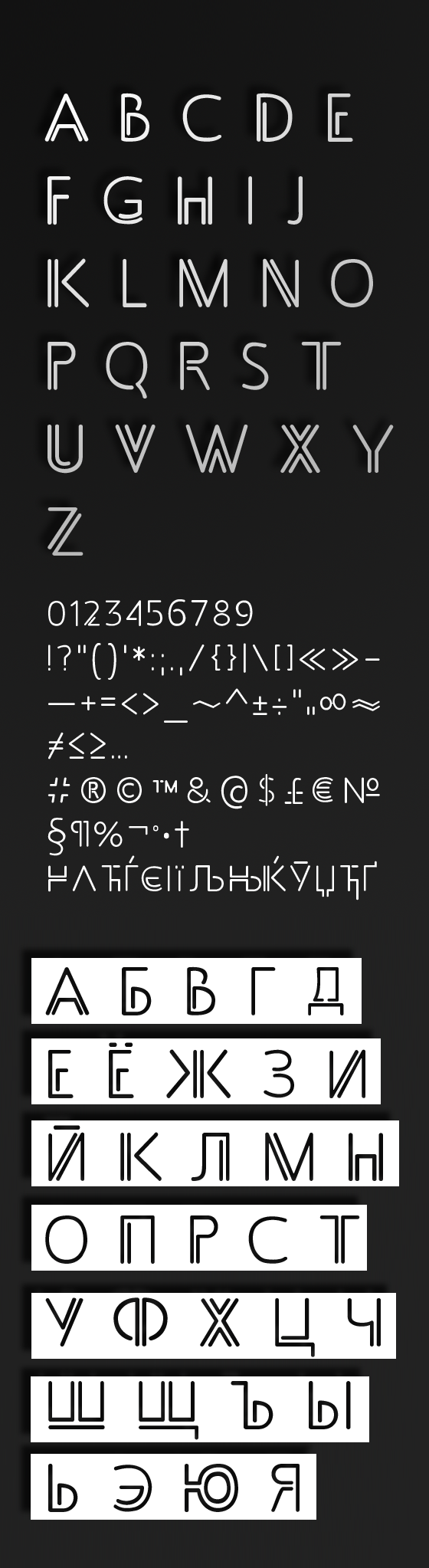 Typeface font graphic type print poster Web creative inspire magazine experimental Retro decorative
