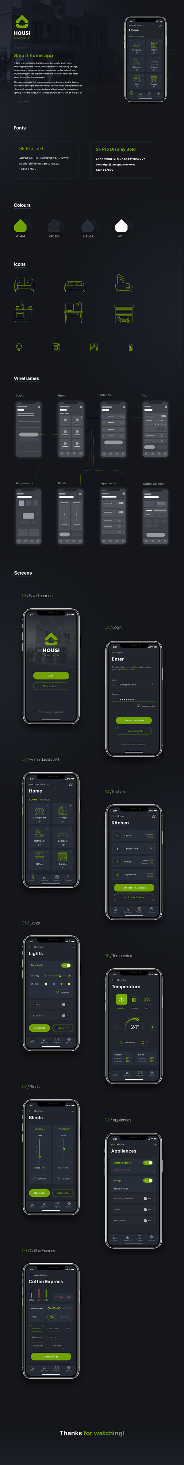 Housi App / smart home concept