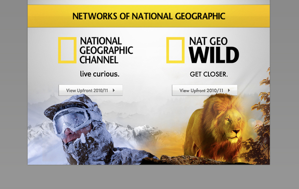national geographic Website Interface marketing  