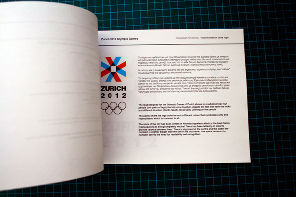 Olympic Games 2012 Zurich Switzerland helvetica george strouzas strouzas modern modernism grid systems akto athens clarity Poster Design poster logo Logotype universal unity freedom no racism CMYK 70 100 Greece josef muller brockmann