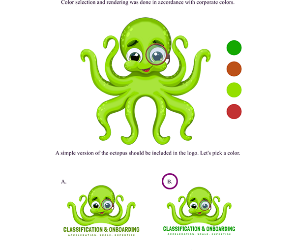 Octopus mascot - Character design