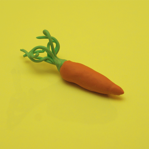 Пластилиновая морковь. Морковь анимация. Морковь из пластилина. Пластилиновая анимация для детей.
