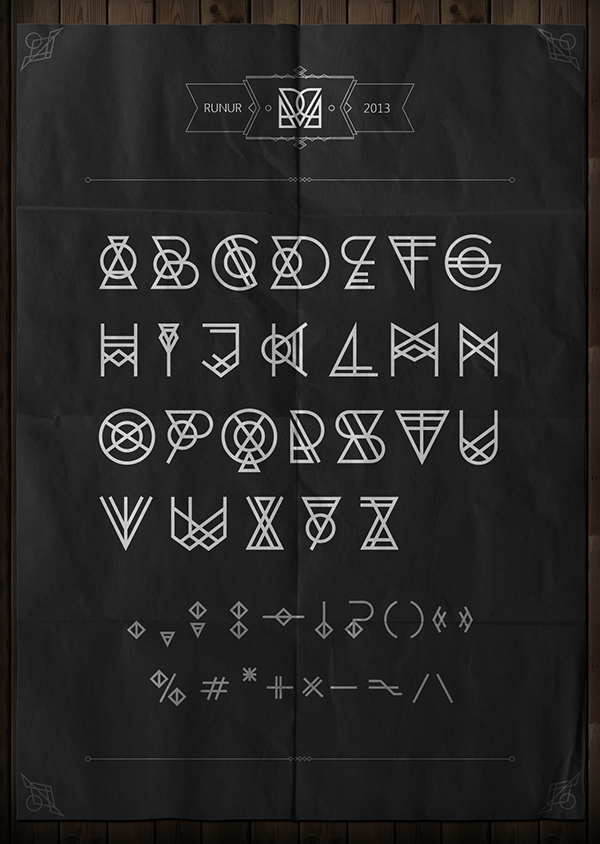 rune Typeface font