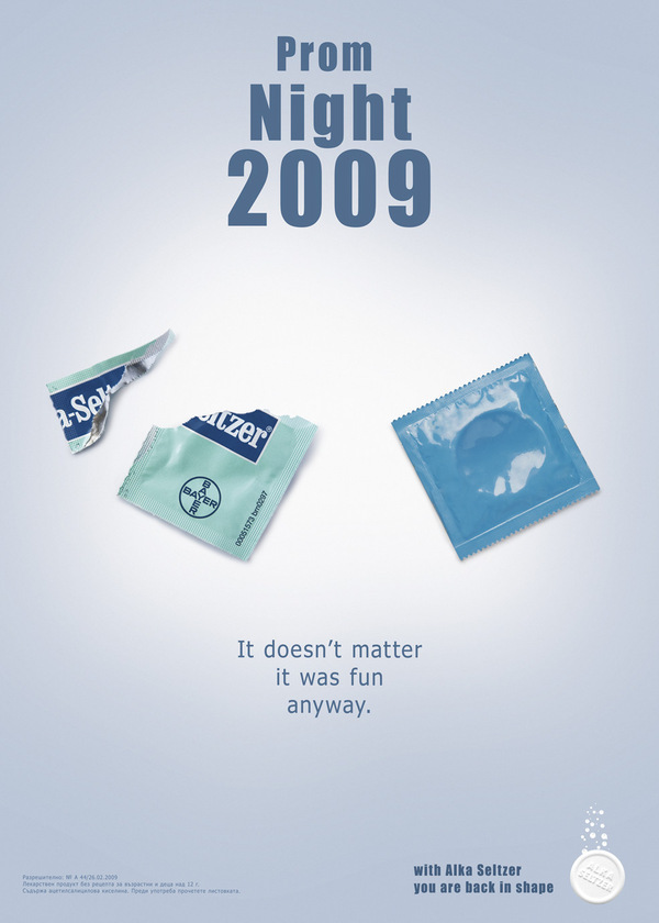 Alka-seltzer Bayer Advertising  art direction  bulgaria copywriter ad ads print poster campaign