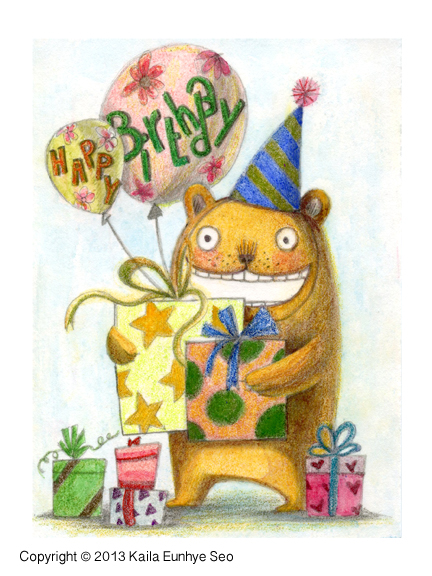 card design card illustration characters stationary