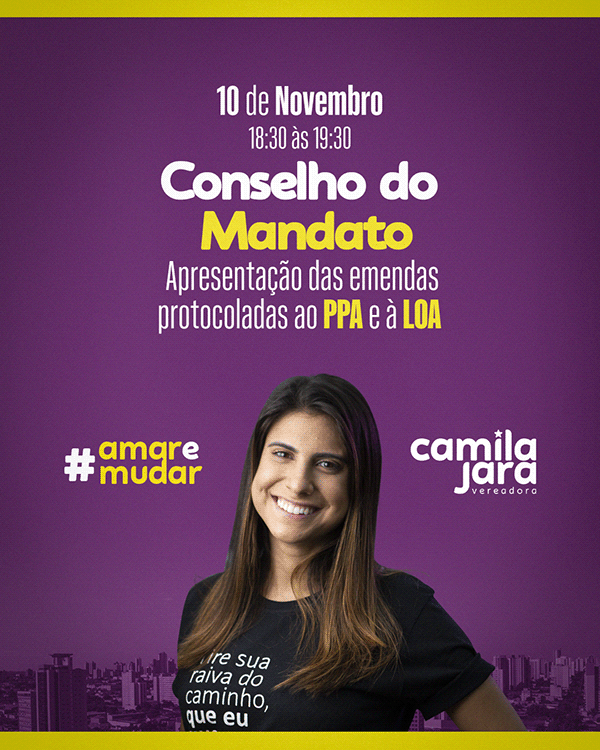 Política - Vereadora Camila Jara