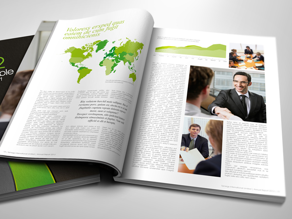 annual report Corporate Brochure infographic information design chart green report Business plan business Sustainable green