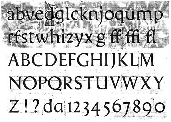 type fonts lettering bauhaus alphabet roman