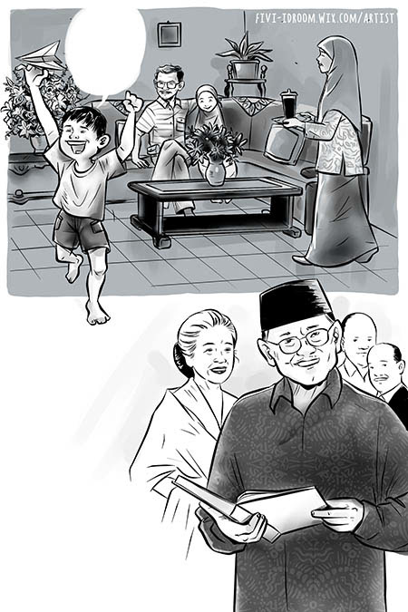 comic Komik tribute Comictribute bjhabibie PresidenRIke3 KomikIndonesia book caricature   karikatur Komikhitamputih blackandwhite habibietheseries penerbittigaserangkai baharudinjusufhabibie