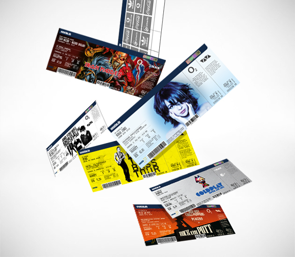 ticket tickets Event design brand eventim print artist band tour