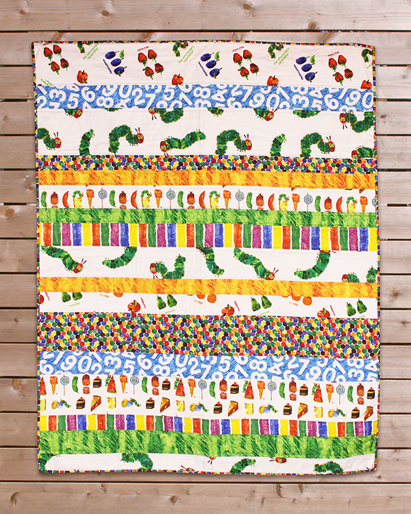 The Very Hungry Caterpillar Theme Quilt