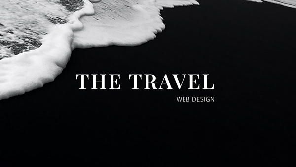 The Travel | Shots and main pages | Web design