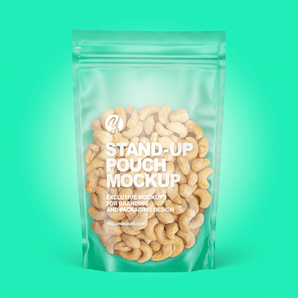 Stand-Up Pouch Mockup PSD