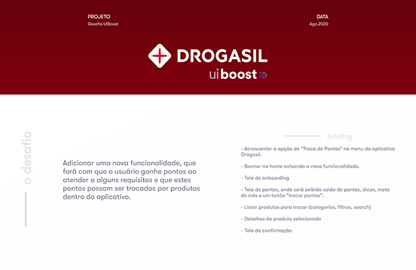 Desafio uiBoost / Drogasil on Behance