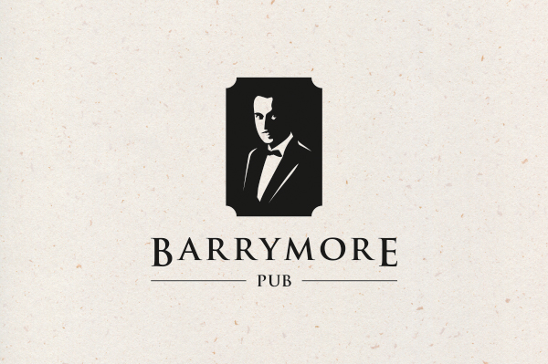 Sherlock Holmes pub cafe identity english pub Logotype barrymore menu Russia newspaper paper restaurant