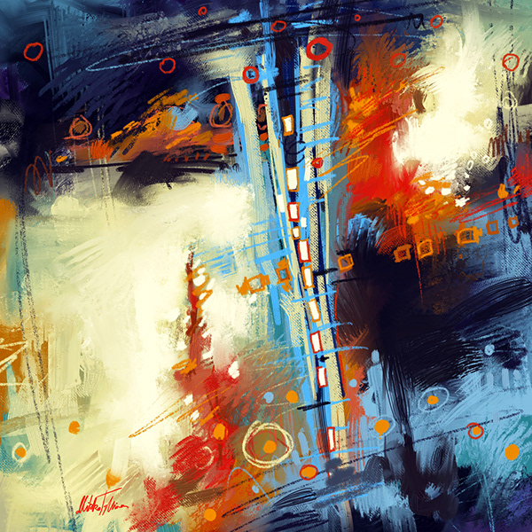 Collection of digital abstract paintings 2