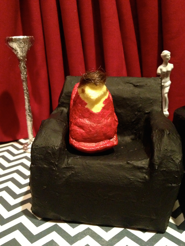 Diorama twin peaks David Lynch peeps Easter Miniature Interior sculpture contest Denver Post art
