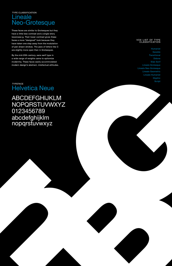 typeface poster