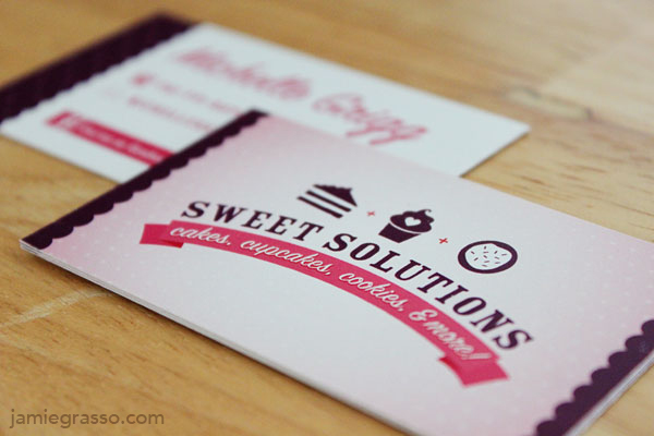 bakery business card Logo Design Food  sweet