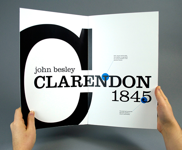 type specimen book  clarendon