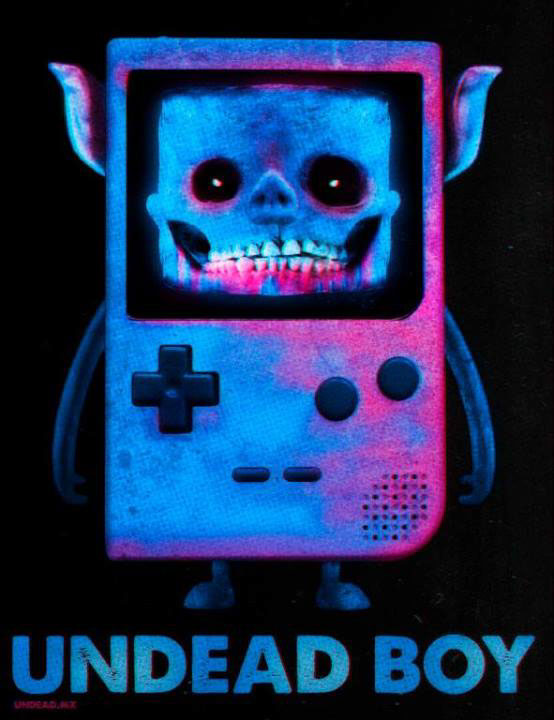 gameboy game boy undead skull bat Mexican horror 8bit Indie game Videogames 80s neon Halloween mexico creppy