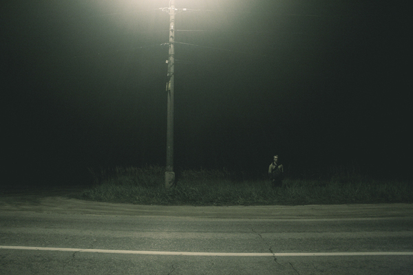 atmosphere fog night Landscape road man loneliness darkness empty art dream alone Nature jumpaper mystical