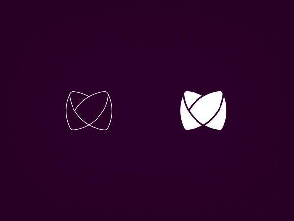 logo monogram purple pink Stationery identity design Logotype business card flower leaf rose visual identity