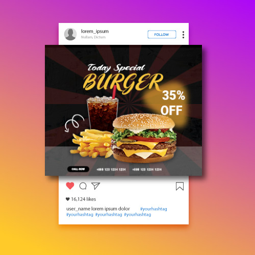 Food | Social Media post design