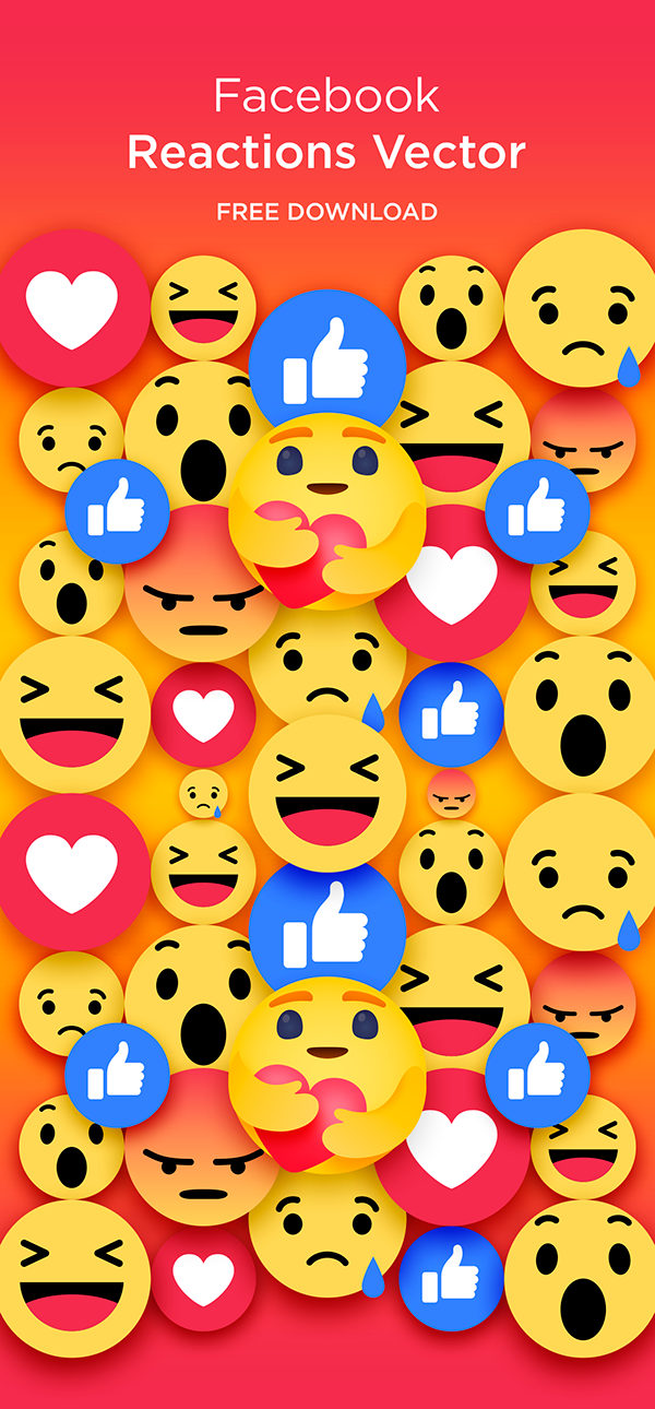 Facebook Reactions Free Download Vector 2020