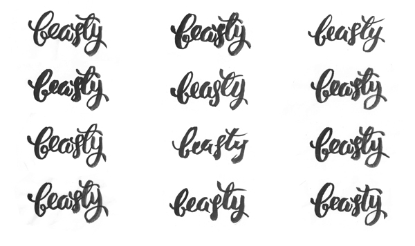 fuentoovehuna brand lettering logo letter type