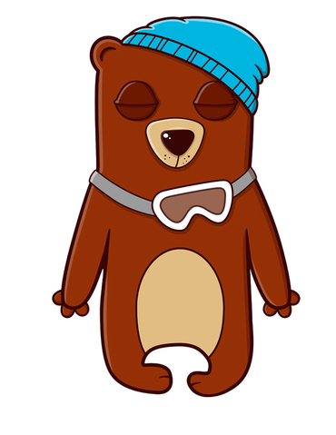 Mode art vector teddy bears personages BGV