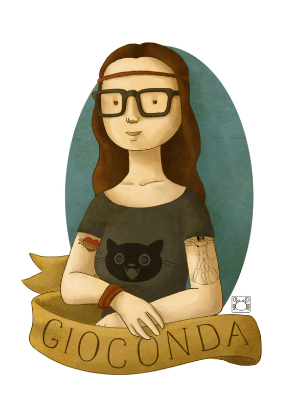 Gioconda Project art  art exhibition artist Blog Creativity Initiative leonardo da vinci Mona Lisa la gioconda Project twitter experiment creative