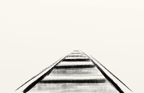 Travel by train graphic amination