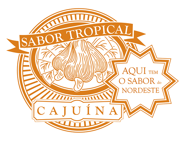Rótulo Cajuína - Cajuína Label on Behance