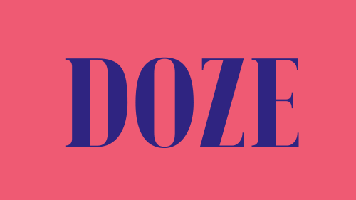 font video motion motion design doze studio Nantes Typeface