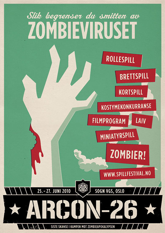 zombies festival posters game Role playing board games brochure t-shirts Event apocalypse