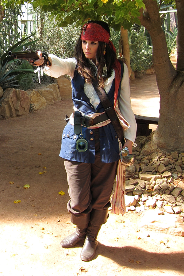 Elodie elodie50a pirate Caribbean Johnny DEPP costume Cosplay jack sparrow.