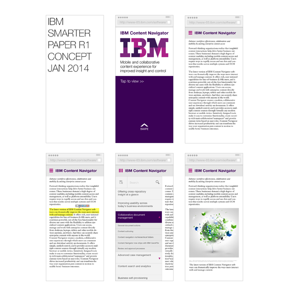IBM Somnio smarter paper