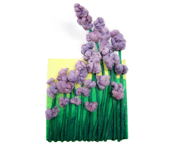 Exhibition  small MINI canvas Miniature lavender