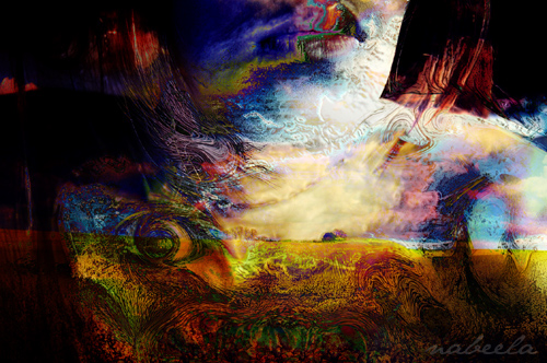 psychedelic distorted minds alternate realities colour SENSORY digital painting