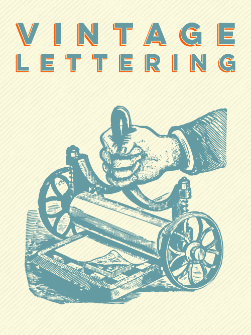 vintage Retro old antique lettering Handlettering fonts vectors Blog blogging  foundry vector graphic design art