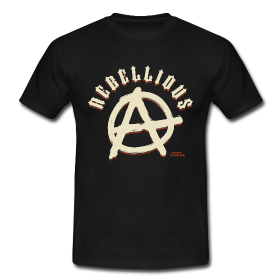anarchy rebellious punk libertaire teddollar vector Illustrator tshirtdesign vintage Anarchie