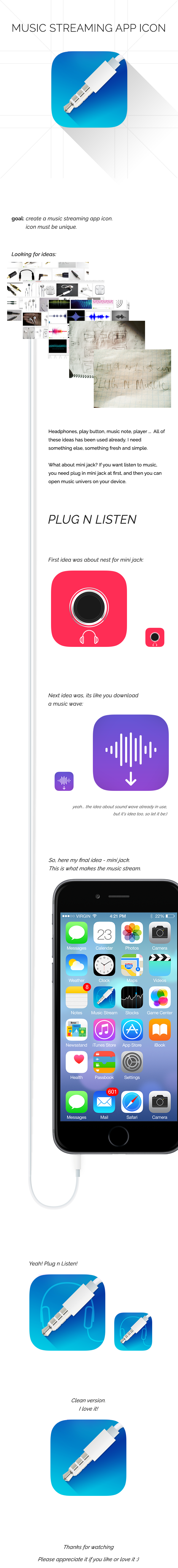 Icon app icon application application icon music icon iOS 7 ios 8 Streaming creative music app