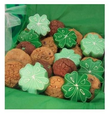 St Patricks Day Box Lunch Ingallinas st patty day special cookies cookie bouquet gift basket Patricks day special Los Angeles seattle Portland
