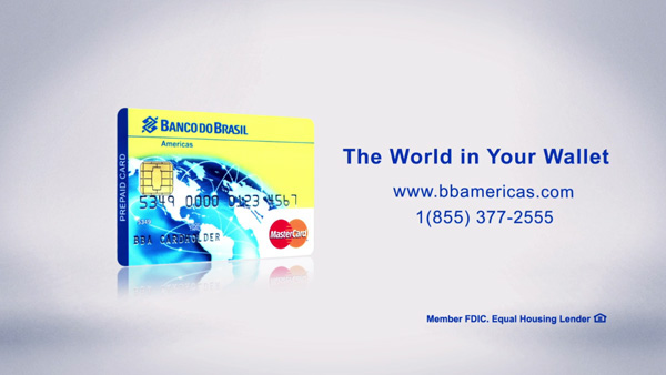 Banco do Brasil bancodobrasilamericas Americas banco Brasil prepaid card card motion graphics animação anima after effects