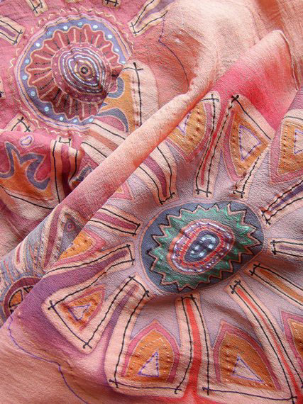 batik scarves SILK