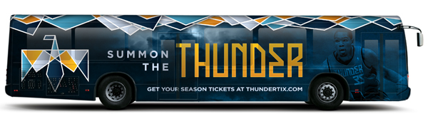 OKC Thunder  sports branding basketball