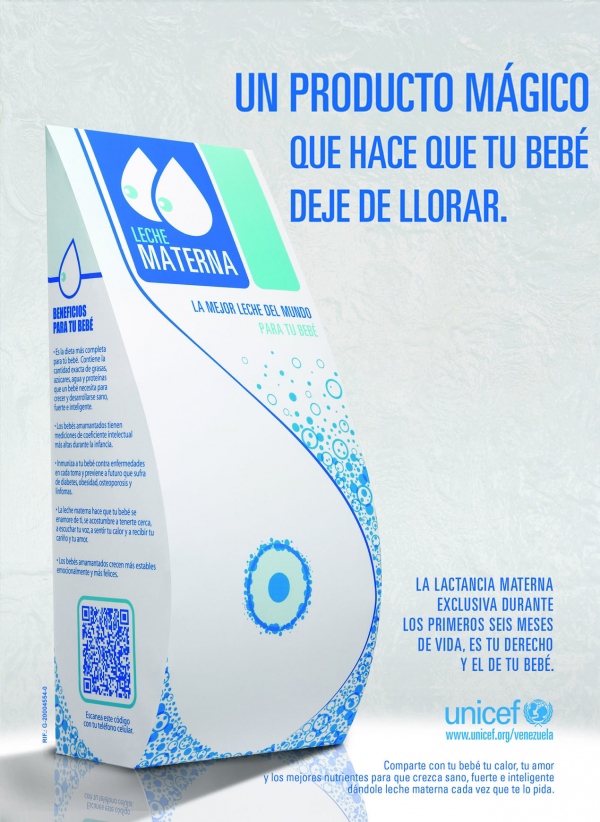 Breast Milk leche materna unicef venezuela package tits Leo Burnett fiap Wave Festival Cannes lions