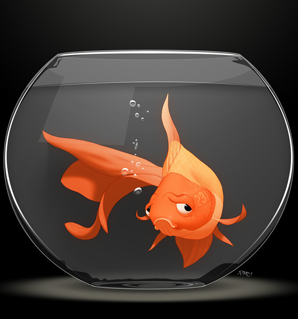 Sad Goldfish for Jak & Poi. 