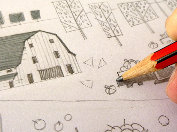 sketchbook pencils ideas concepts sketching